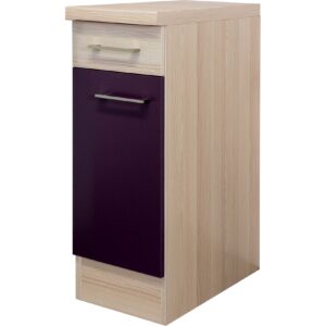 Flex-Well Unterschrank Focus/Aubergine 30 cm