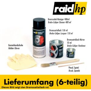 raid hp Bremssattellack (6-teilig) gelb