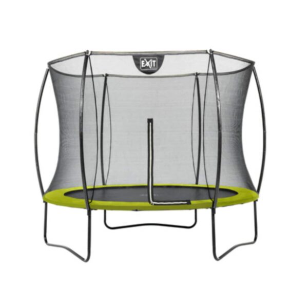 EXIT Silhouette Trampolin + Sicherheitsnetz 244 (8ft) Lime Grün