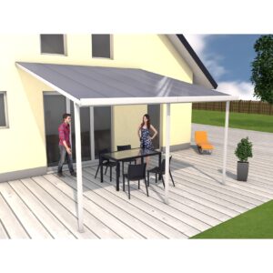 Gutta 4293115 Terrassenüberdachung weiß