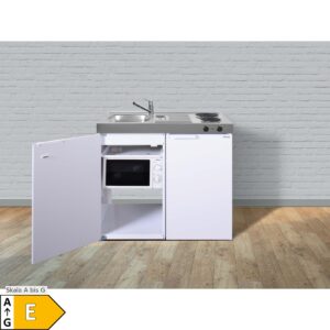 Stengel Küchen Kitchenline MKM 100 weiß - Elektrokochfeld links