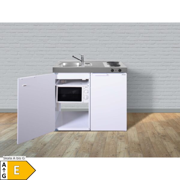 Stengel Küchen Kitchenline MKM 100 weiß - Elektrokochfeld rechts