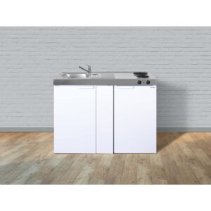 Stengel Küchen Kitchenline MK 120 weiß - Elektrokochfeld rechts