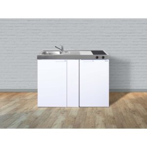 Stengel Küchen Kitchenline MK 120 weiß - Glaskeramikkochfeld links