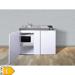 Stengel Küchen Kitchenline MKM 120 weiß - Elektrokochfeld links