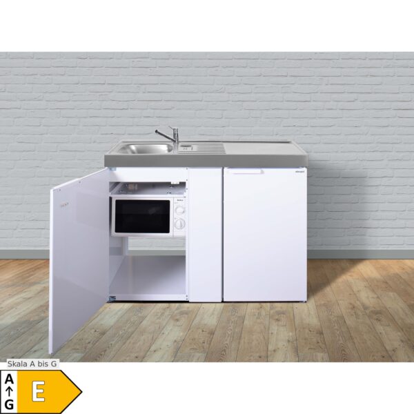 Stengel Küchen Kitchenline MKM 120 weiß - ohne Kochfeld links