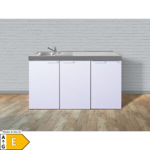 Stengel Küchen Kitchenline MK 150 weiß - ohne Kochfeld links