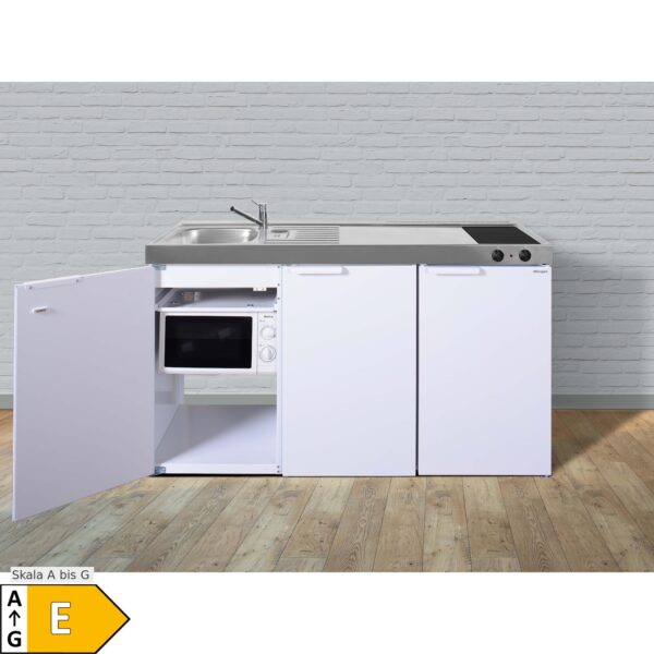 Stengel Küchen Kitchenline MKM 150 weiß - Glaskeramikkochfeld rechts