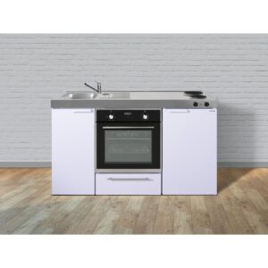 Stengel Küchen Kitchenline MKB 150 weiß - Elektrokochfeld rechts