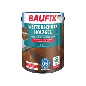 BAUFIX Wetterschutz-Holzgel nussbaum seidenglänzend