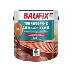 BAUFIX Terrassen- & Gartenmöbel-Lasur teak matt