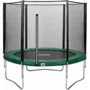 Salta Trampoline - Combo Set - Ø183cm - Trampoline mit Sicherheitsnetz - Schutzrand Farbe: grün