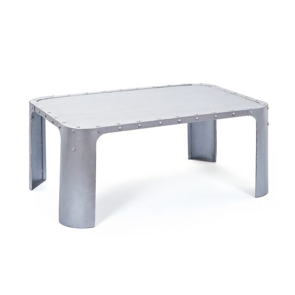 Inter Link Couchtisch Gormur im Vintage-Look - Silber