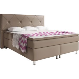 Inter Handels Boxspringbett Oxford 180x200 cm muddy