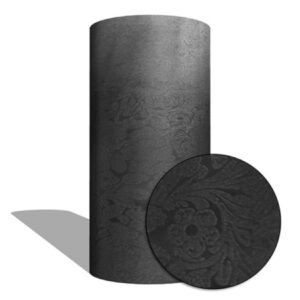 MAUK Carbon Folie Auto- Küchen- Deko- Folie "3D flower textrue vinyl black"