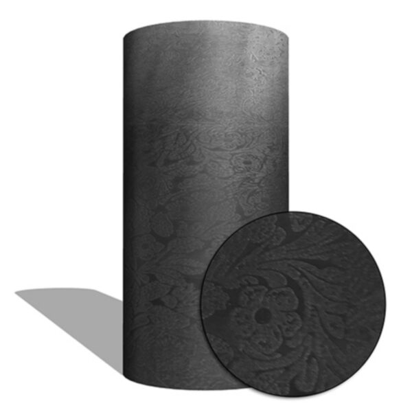 MAUK Carbon Folie Auto- Küchen- Deko- Folie "3D flower textrue vinyl black"