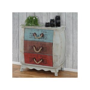 Kommode Cadiz Schubladenkommode Schrank Shabby-Look