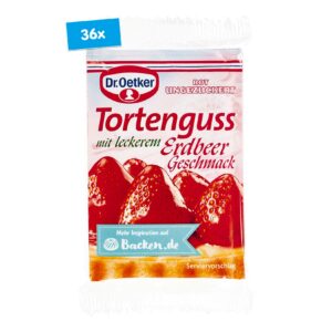 Dr. Oetker Tortenguss Erdbeer für 3 x 250 ml