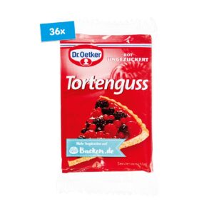 Dr. Oetker Tortenguss Rot für 3 x 250 ml