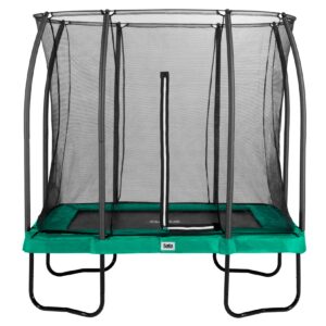 Salta Trampoline - Comfort Edition - rechteckig - 153 x 214cm - 5x7ft - Schutzrand grün