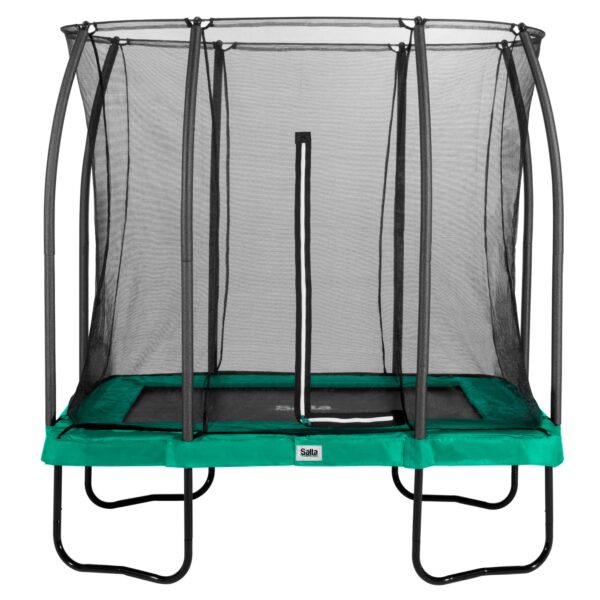 Salta Trampoline - Comfort Edition - rechteckig - 153 x 214cm - 5x7ft - Schutzrand grün