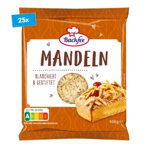 Backfee Mandeln gestiftet 100g