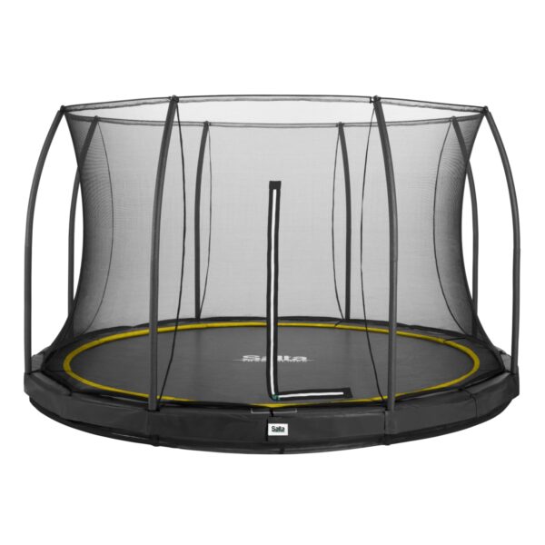 Salta Trampoline - Comfort Edition Ground - rund - Ø427cm - Schutzrand Schwarz