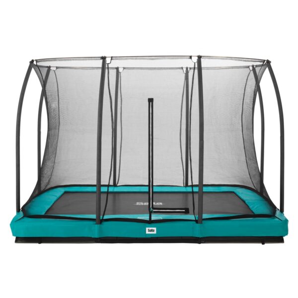 Salta Trampoline - Comfort Edition Ground- rechteckig - 305 x 214cm - Schutzrand Grün