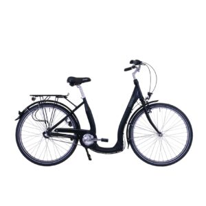 Hawk City Comfort Premium Black Damen 26 Zoll - Leichtes Fahrrad mit Shimano 3 Gang Nabenschaltung & Felgenbremse