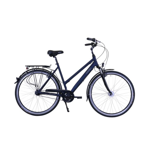 Hawk Citytrek Deluxe Lady Ocean Blue - Damen 28 Zoll - Leichtes Fahrrad mit 7-Gang Shimano Kettenschaltung