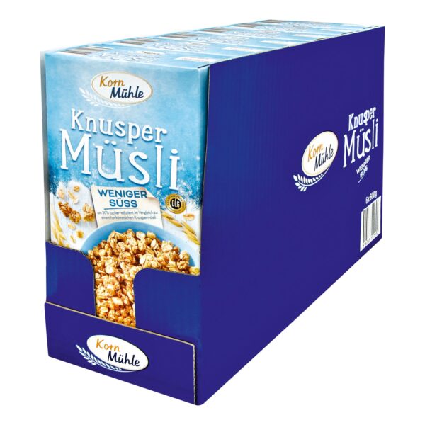 Kornmühle Knusper Müsli weniger süß 600 g