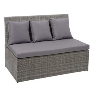 Poly-Rattan 2er Sofa MCW-G16