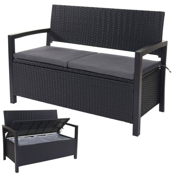 Poly-Rattan 2er Sitzbank MCW-F39