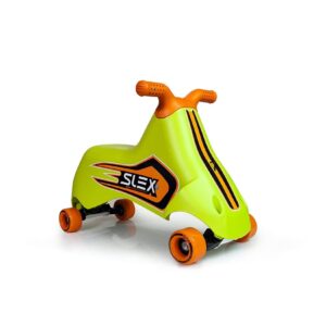 SLEX RACER Rutschfahrzeug in grün Kinder Rutschauto ABEC 3 Longboard Rollen bis 35kg