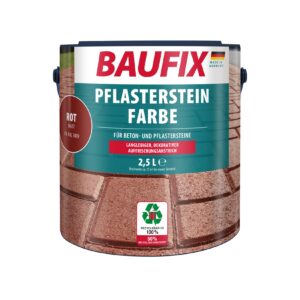 BAUFIX Pflasterstein Farbe rot