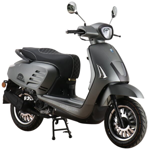 Alpha Motors Motorroller Vita 50 ccm 45 kmh EURO 5 mattgrau