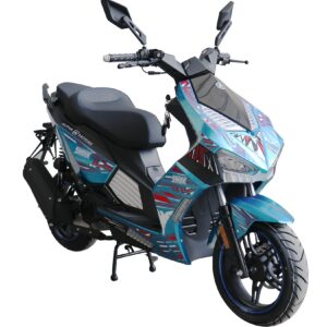 Alpha Motors Motorroller Shark 50 ccm 45 kmh EURO 5 blau