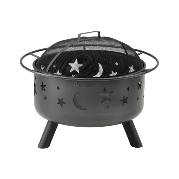 Landmann Feuerkorb 11811 Stars & Moon rund 75cm schwarz