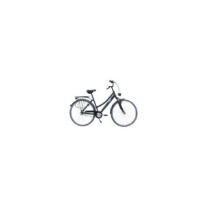 HAWK Citytrek Premium Black - Damen & Herre 28 Zoll - Leichtes Fahrrad mit 3-Gang Shimano Nabenschaltung