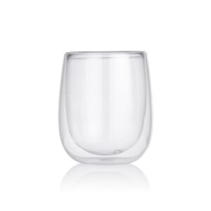 GOURMETmaxx Thermoglas Cappucino 2er-Set 250ml transparent