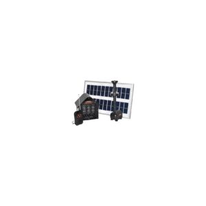 MAUK Solar- Teich- Pumpe Set mit LED und Remote Control