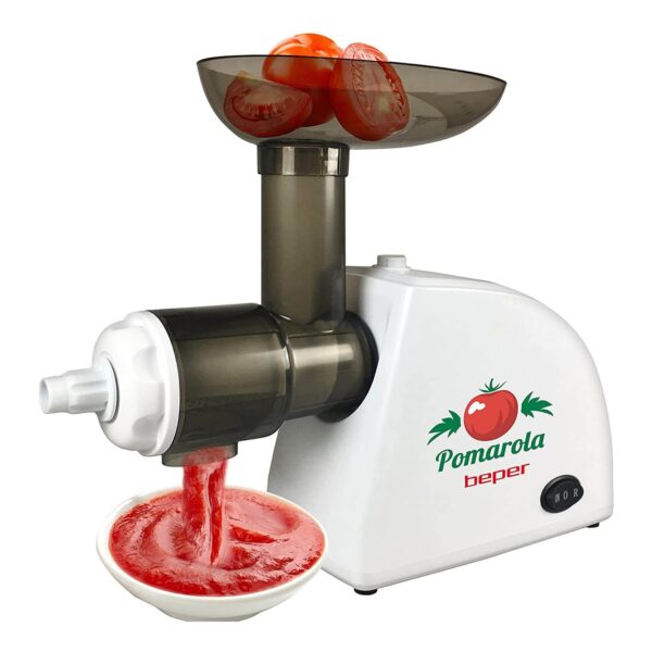 Beper BP.720 elektrische Tomaten Saftpresse Tomatenpresse Entsafter Tomatensauce Vitaminschonend