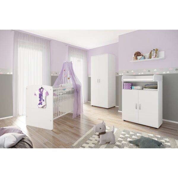 nonjoo. Babyzimmer Lunis Set 3: best. aus Babybett