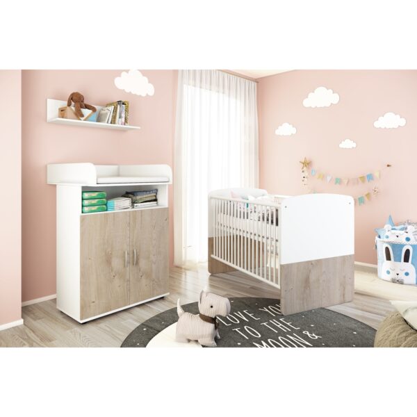 nonjoo. Babyzimmer Hanna Set 1: best. aus Babybett