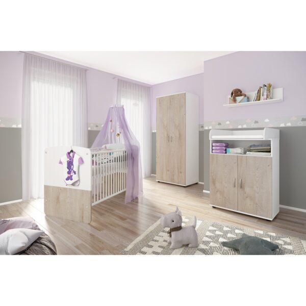 nonjoo. Babyzimmer Hanna Set 3: best. aus Babybett