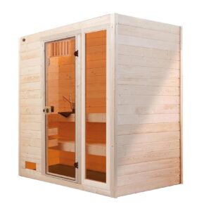 weka Massivholz-Sauna VALIDA Gr. 2 Sparset 7