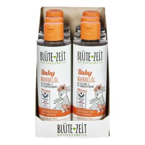 BLÜTE-ZEIT Baby Mandelöl mit Bio-Olivenöl & Bio-Sonnenblumenöl 200 ml