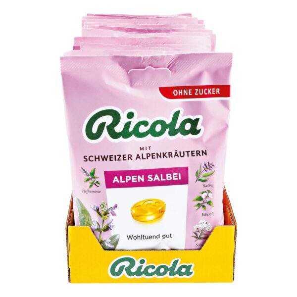 Ricola Bonbons Alpensalbei ohne Zucker 75 g