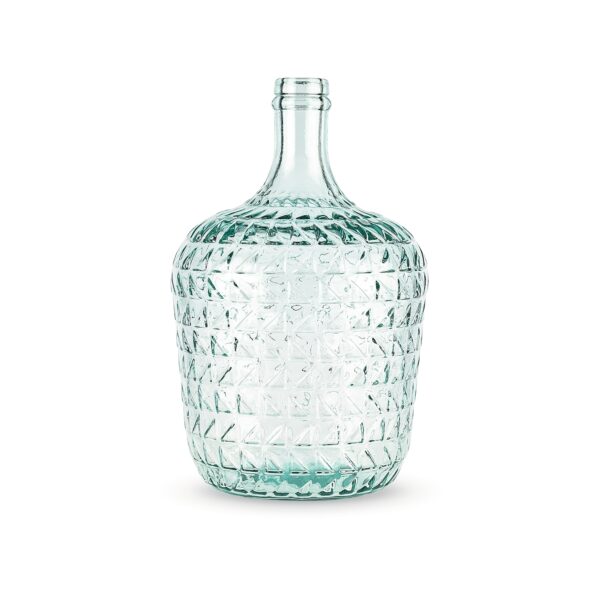 the way up Recyclingglas-Vase Valentina 20cm clear 30cm hoch