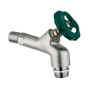 KIRCHHOFF Wasserhahn Garten 3/4"AG x 3/4"AG mit Handrad und Rohrbelüftung